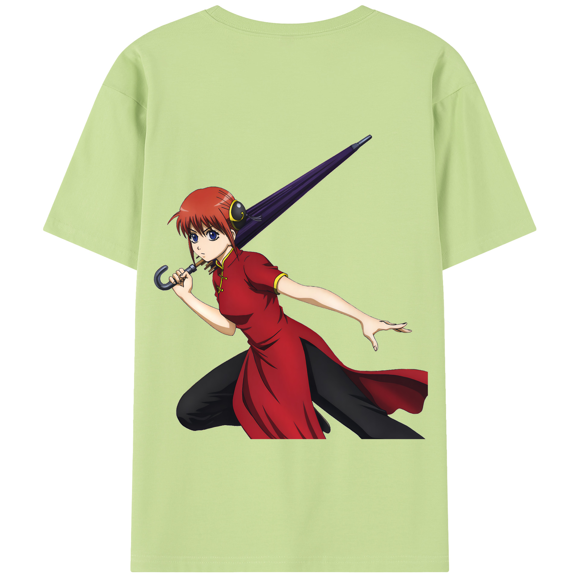 （画像用） ぎんたま 坂田銀時（さかたぎんとき） 神楽 志村新八（しむら しんぱち） GINTAMA Sakata Gintoki Kagura Shimura Shinpachi 綿100％半袖Tシャツ（背面プリント）